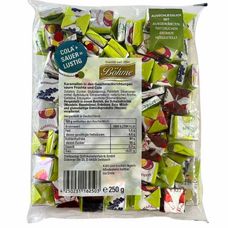 Boehme Fruit Caramels  Cola + Sour -250g