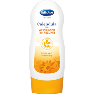 Bubchen Calendula Baby Wash Lotion and Duschcreme - 230 ml