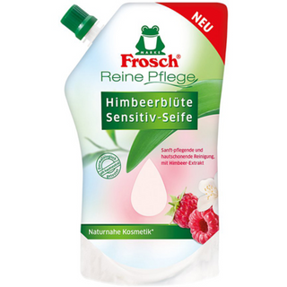 Frosch Raspberry Blossom Extract Sensitive Liquid Soap Refill Bag - 500 ml