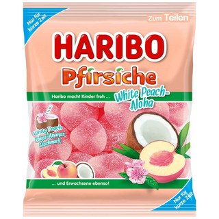 Haribo Pfirsiche White Peach Aloha - 175g