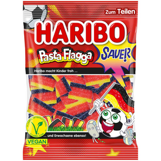 Haribo Pasta Flagga Sour - 160 g