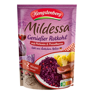 Hengstenberg Mildessa Gourmet Red Cabbage w/ Port Wine & Cranberries- 400 g