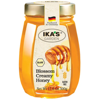 Ika's Garden Raw Blossom Creamy Honey - 17.6 Oz. / 500g