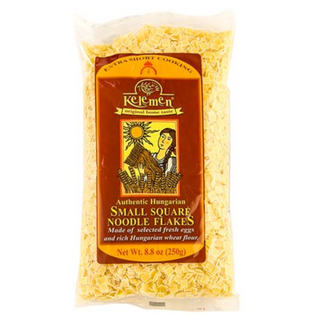 Kelemen Authentic Hungarian Small Square Noodle Flakes - 8.8 oz / 250 g