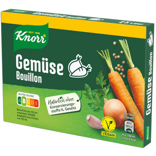 Knorr Instant Vegetable Bouillon Cubes - for 7.5 L
