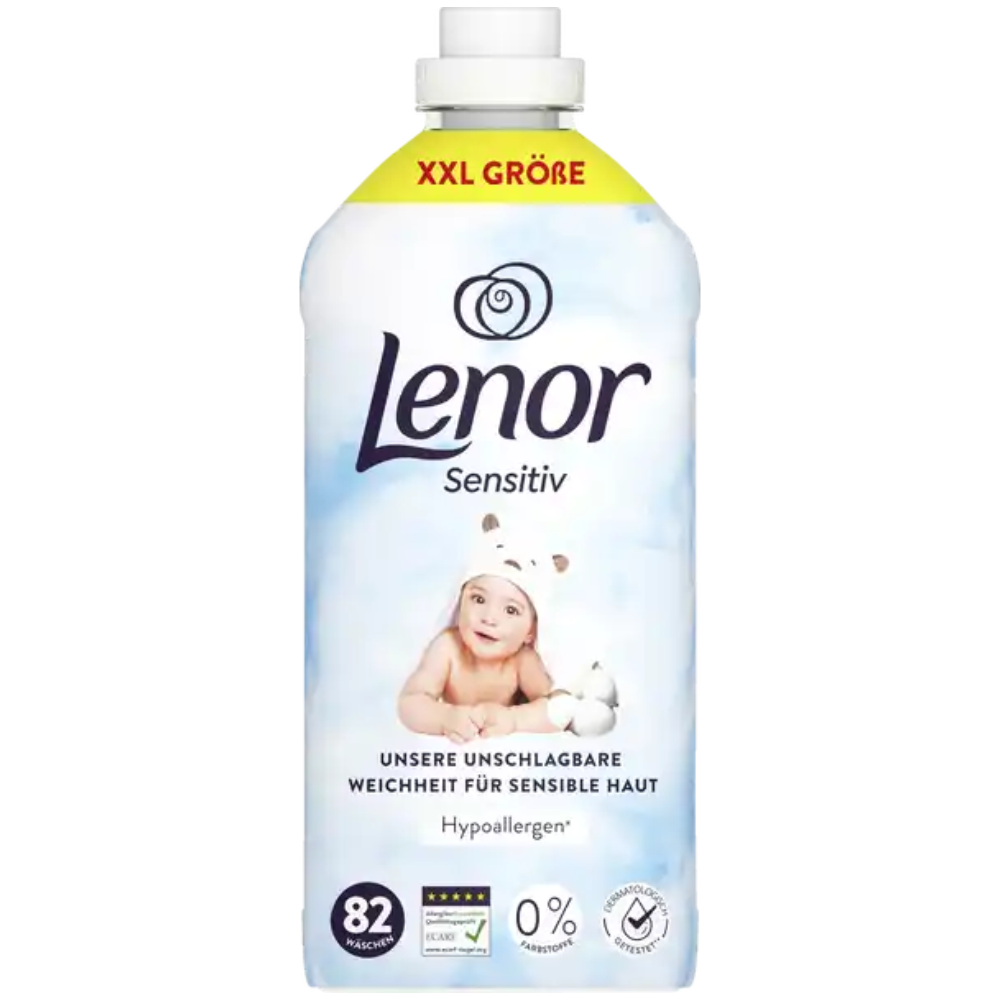 Lenor Sensitive Fabric Softener XXL Pack -1.72 L / 82 WL