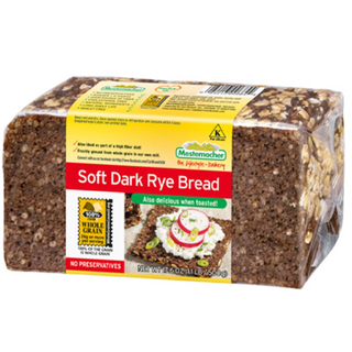 Mestemacher Soft Dark Rye Bread- 17.6 oz