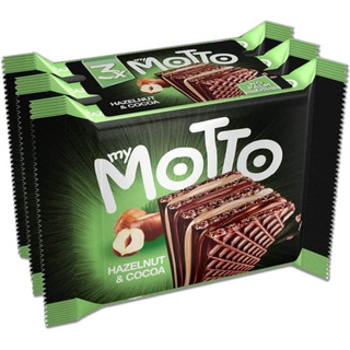 My Motto Hazelnut & Cocoa Wafers -3 x34 g