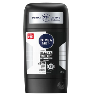 Nivea Black & White Invisible  Men Stick Deodorant  - 50 ml