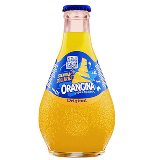 Orangina Original Orange Carbonated Soft Drink ( Glass Bottle ) - 250 ml