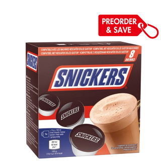 Snickers Hot Chocolate Pods for Dolce Gusto Machine - 3 boxes x 8 Pods / ea.