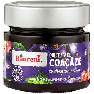 Raureni Black Currant ( Coacaze ) Preserve  - 270 g  / 9.5 oz