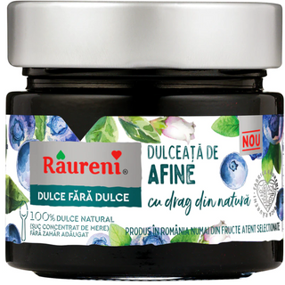 Raureni Blueberry Preserve / No sugar added - 240g  / 8 Oz.
