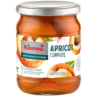 Raureni Apricot Compote ( no sugar added ) -520g