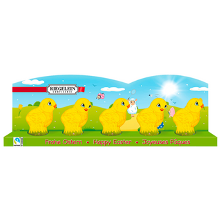 Riegelein Chocolate Chick Parade  5 pack - 62 g