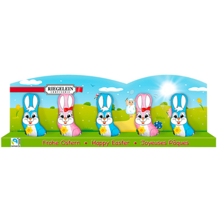 Riegelein Chocolate Bunny Hansi  5 pack - 62 g