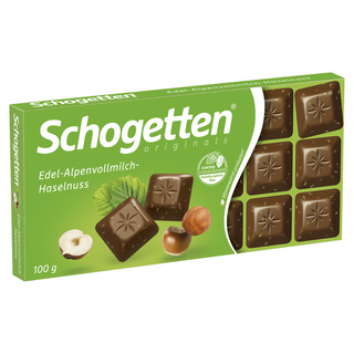 Schogetten AlpenVollmilch - Hazelnuts Chocolate - 100 g