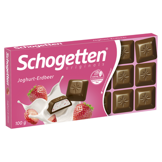 Schogetten Yoghurt Strawberry Cream Chocolate - 100 g