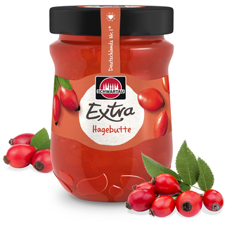 Schwartau Extra Hagebutte ( Rosehip ) Jam- 340 g