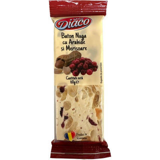 Dolce Diaco Nugat w/ Peanuts & Cranberries - 60 g - Euro Food Mart