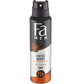 Fa Men Coffee Burst Spray Deodorant- 150 ml - Euro Food Mart