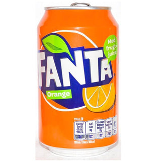 Fanta Orange ( Denmark ) - 330 ml - Euro Food Mart