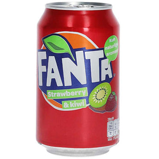 Fanta Strawberry & Kiwi ( European ) Can - 330 ml - Euro Food Mart