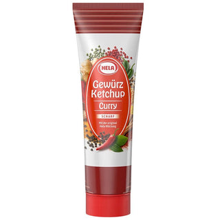 Hela Curry Gewurz Hot Ketchup in Tube -150 ml - Euro Food Mart