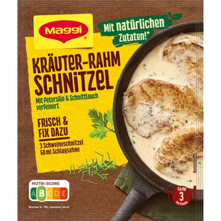 Maggi Fix Krauter Rahm Schnitzel ( Creamy Herb Schnitzel ) - 1 Pc. - Euro Food Mart