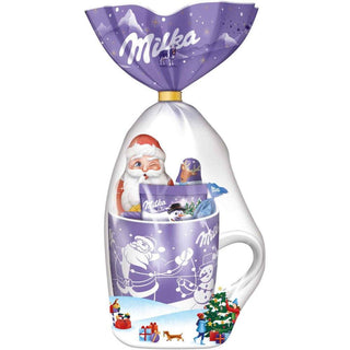 Milka Assorted Christmas Chocolates in Decorated Mug -99 g - Euro Food Mart