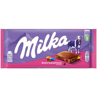 Milka Bunte Kakaolinsen Chocolate - 100 g - Euro Food Mart