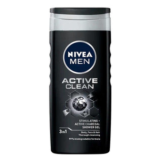 Nivea For Men Active Clean Shower Gel - 250 ml - Euro Food Mart