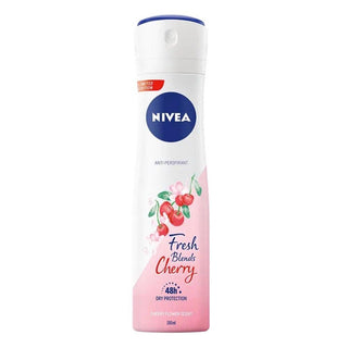 Nivea Spray Deodorant Fresh Blends Cherry - 150 ml - Euro Food Mart