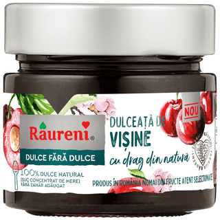 Raureni Sour Cherry Preserve / No sugar added - 240g / 8 oz - Euro Food Mart