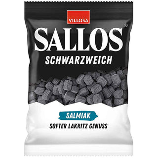Villosa Sallos Schwarzweich Soft Salmiak - 200 g - Euro Food Mart