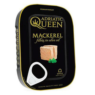 Adriatic Queen Mackerel Fillets in Olive Oil - 3.7 oz - Euro Food Mart