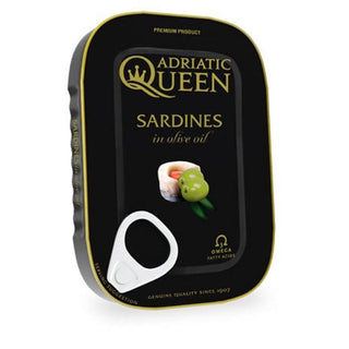 Adriatic Queen Sardines in Olive OIl - 3.7 oz - Euro Food Mart