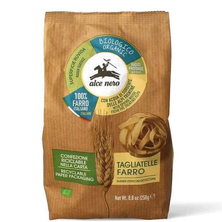 Alce Nero Organic Tagliatelle Farro -250 g / 8.8 oz. - Euro Food Mart