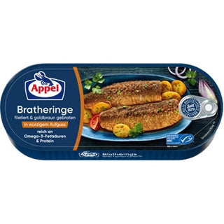 Appel Filetierte Bratheringe ( Fried Herring Fillets )- 325 g - Euro Food Mart