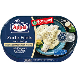 Appel Herring Fillets in Horseradish Creme -200g - Euro Food Mart