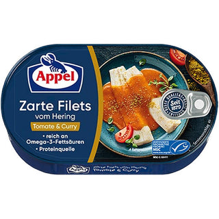 Appel Herring Fillets in Tomato & Curry Sauce-200g - Euro Food Mart
