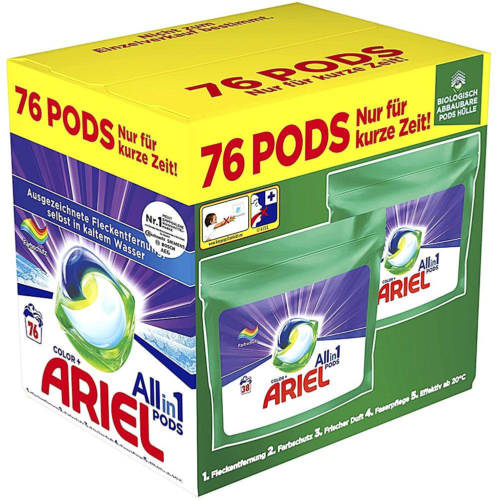Ariel Color All in 1 Pods Detergent ( 76 WL ) – Euro Food Mart