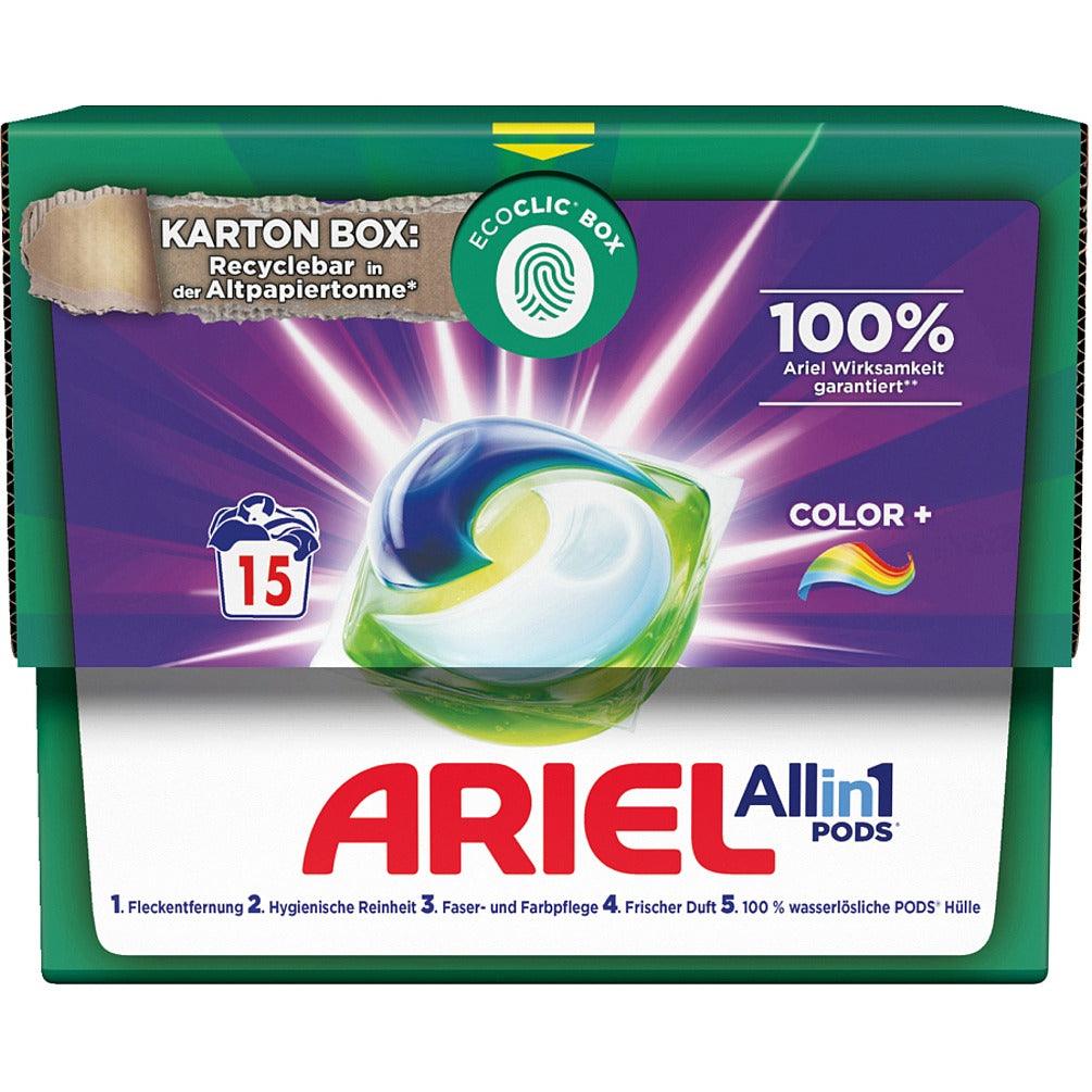 Ariel Color All in 1 Pods Detergent +Fabric Conditioner ( 15 WL