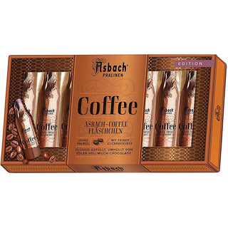 Asbach 8 Coffee Brandy Filled Chocolate Bottles - 100 g - Euro Food Mart