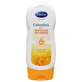 Bubchen Calendula Baby Wash Lotion and Shampoo - 230 ml - Euro Food Mart