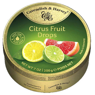 Cavendish & Harvey Citrus Fruit Drops - 7 oz / 200 g - Euro Food Mart