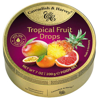 Cavendish & Harvey Tropical Fruit Drops - 7 oz / 200 g - Euro Food Mart