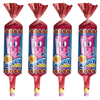 Chupa Chups Melody Pops Strawberry - SET of 4 Pcs - Euro Food Mart