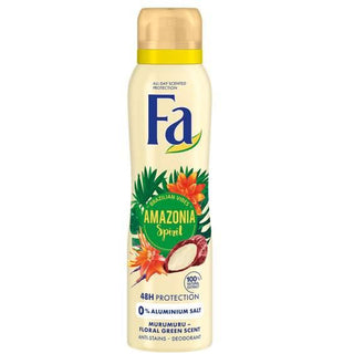Fa Amazonia Spirit ( 0% Aluminium Salts )Spray Deodorant- 150 ml - Euro Food Mart