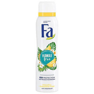 Fa Hawaii Love Pineapple Frangipani Scent Anti Perspirant Spray Deodorant- 150 ml - Euro Food Mart